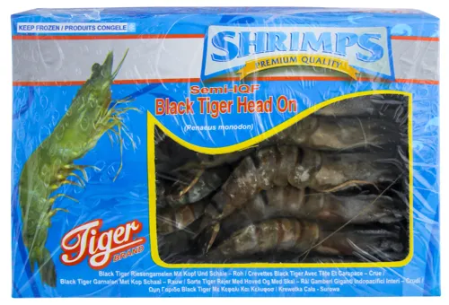 Креветка гигантская 21/30 Тигровая Tiger Brand к/у 1кг