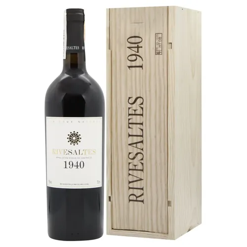 Вино Rivesaltes 1940 біле солодке кріплене 16% 0,75л