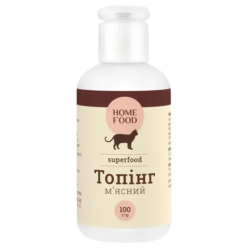 Топінг для котів Home Food м'ясний 100г