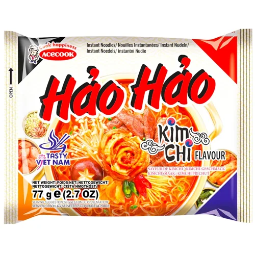 Локшина Acecook Hao Hao швидкого приготування зі смаком Кімчі 77г
