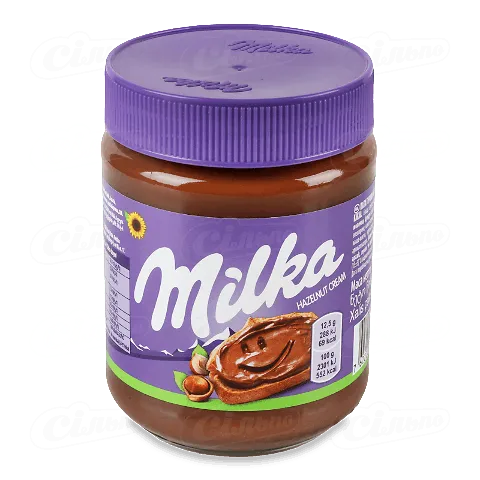 Паста горіхова Milka з фундука з додаванням какао 350г