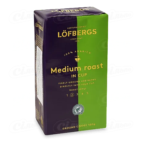 Кава мелена Lofbergs Medium Roast 500г