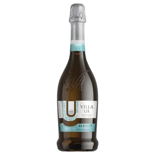 Вино ігристе VILLA UA Brut біл сух 0,75 л. 10-13%