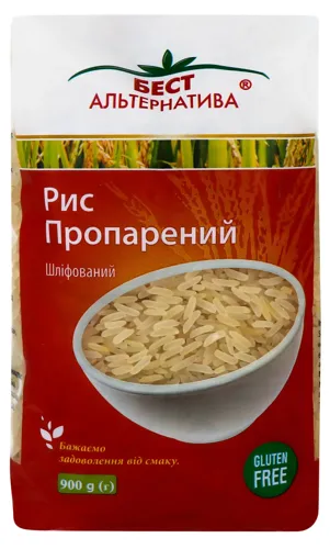 Рис пропарений Бест Альтернатива м/у 900г
