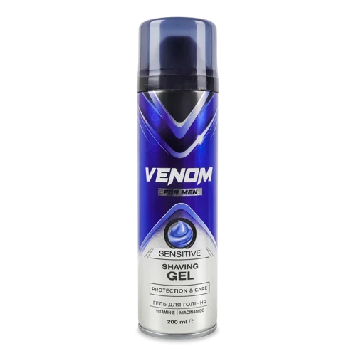 Гель для Гоління Sensitive Venom для Чутливої Шкіри, для чоловіків, 200мл