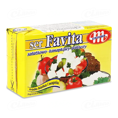 Сир Mlekovita Favita 12% з коров'ячого молока, 270г