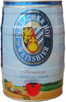 Пиво Durlacher Weissbier Hell світле не фільтроване 5.3%, 5л
