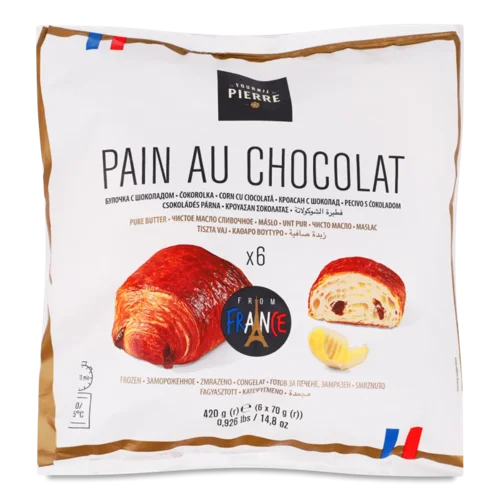 Слойка Le Fournil de Pierre з вершковим маслом та шоколадом
