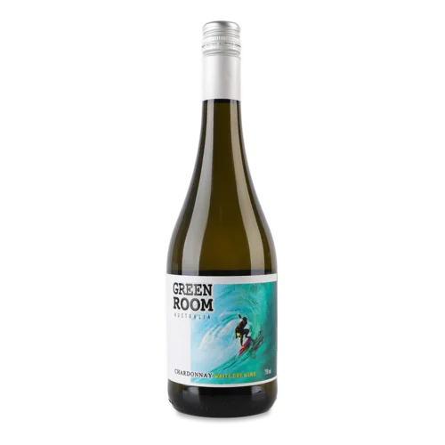 Вино Біле Сухе Chardonnay В/Ґ Green Room, 0.75л, 12.5%