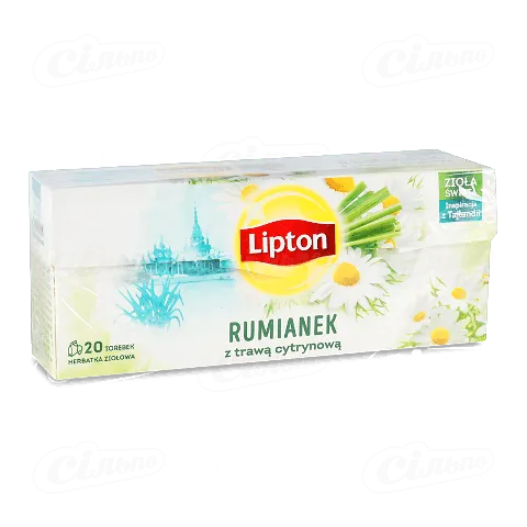 Чай трав'яний Lipton ромашка з лемонграсом, 20*1г