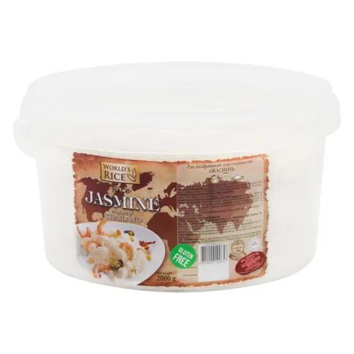 Рис World`s Rice Жасмін довгозернистий 2кг