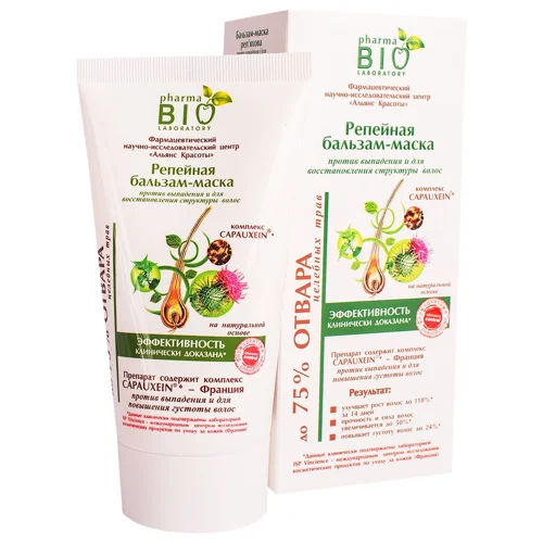Бальзам-маска Bio Pharma реп'яхова проти випадіння волосся 150мл
