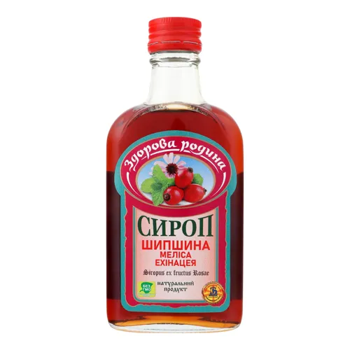 Сироп шипшина, меліса, ехінацея 200мл