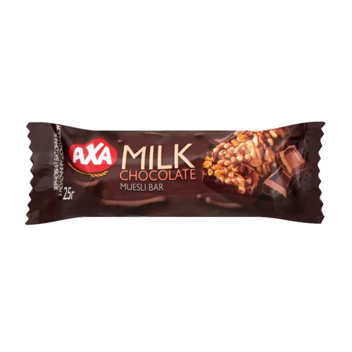 Батончик зерновий з молочним шоколадом Аха м/у 25г