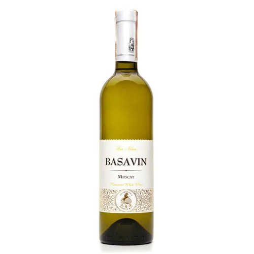 Вино Basavin Muscat біле напівсолодке 11%, 0,75л