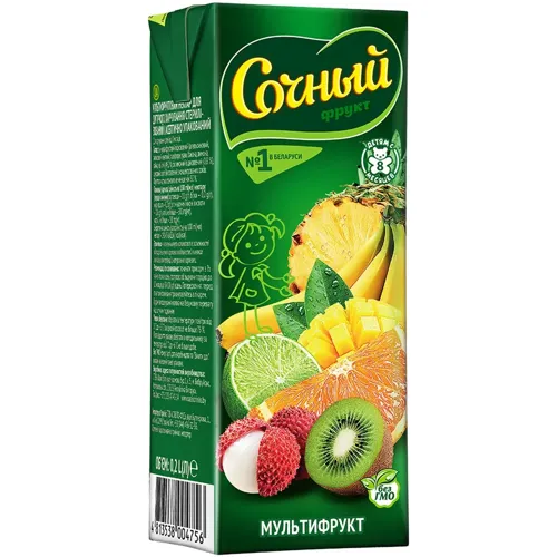Нектар Сочний Мультифрукт 200мл