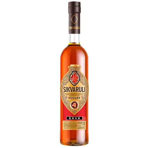 Коньяк Sikvaruli 4 роки 40% 0,5л