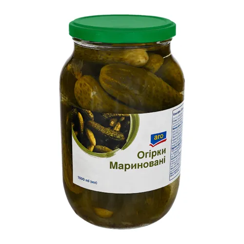 Огірки Aro мариновані 1л