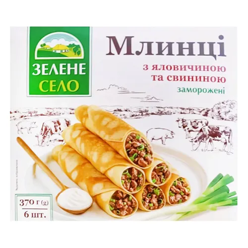 Млинці яловичі/свинячі 370г зелене С