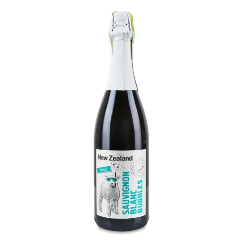 Вино ігристе біле брют Совіньйон Блан 0.75л 12.5% с/б