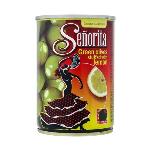 Оливки з лимоном Senorita з/б 280г