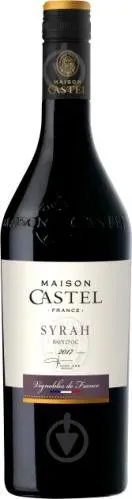 Вино Maison Castel «Syrah» (напівсухе, червоне, Франція, Pays d'Oc IGP) 0,75л