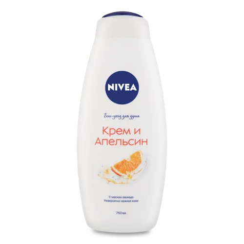 Гель-Догляд Для Душу Крем і Апельсин Nivea, 750мл