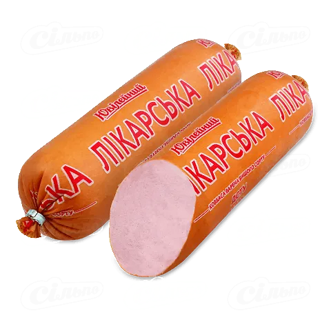 Ковбаса «Ювілейний» «Лікарська», білкозин, вищого ґатунку, 500г