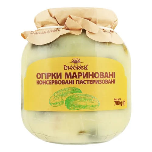 Огірки мариновані Dworek с/б 700г