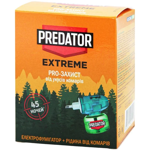Електрофумігатор Predator Extreme і рідина від комарів на 45 ночей 30мл