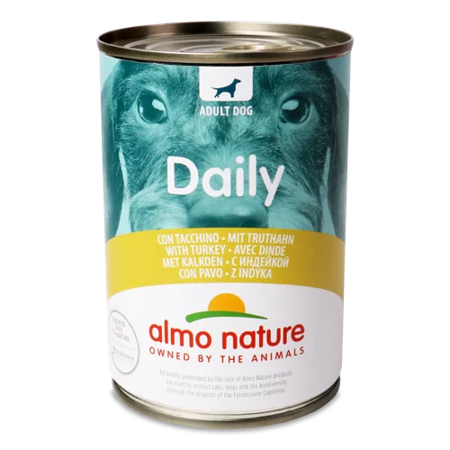 Корм Для Собак Almo Nature Daily Індейка, натуральний, в/ґ, 1кг
