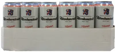 Упаковка пива Altenkunstadt Pilsener світле фільтроване 4.9% 0.5л х 24 шт