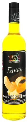 Сироп Банан Топпинг у пластиковій пляшці 700мл