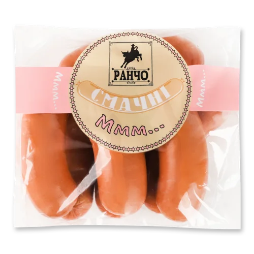 Сардельки З М'яса Птиці Варені Смачні Ранчо, кг