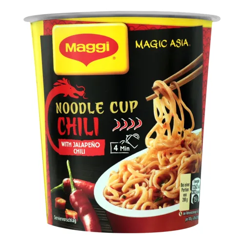 Вермішель швидкого приготування Maggi® Magic Asia™ зі смаком курки та перцем чилі гостра