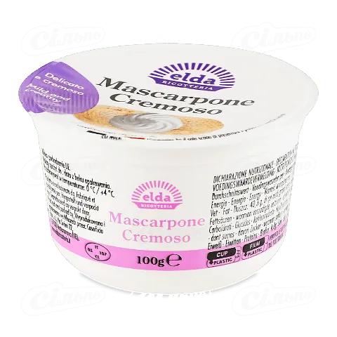 Сир Elda Ricotteria Маскарпоне 80%, 100г