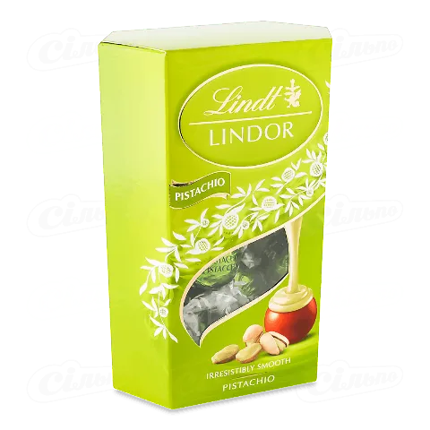 Цукерки Ліндт Ліндор Фісташка, 200г