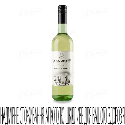 Вино Le Coursier Blanc біле напівсолодке, 0,75л