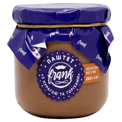 Паштет Frank з курагою та горіхами 200г