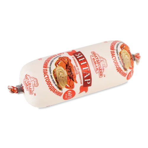 Сир Плавлений Пастоподібний Зі Смаком Та Ароматом Крабів Янтар Полтавський Смак м/у, 200г