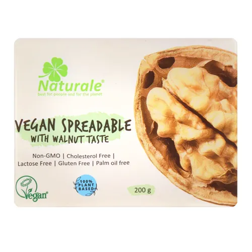 Суміш рослинних жирів 75% веганська зі смаком волоського горіха Naturale м/у 200г