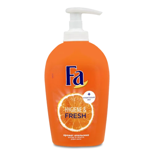 Рідке Мило Аромат Апельсина Hygiene&Fresh Fa, 250мл