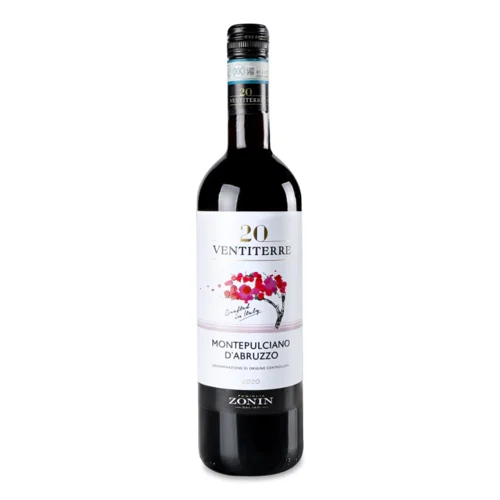 Вино Zonin Montepulciano D`Abruzzo червоне сухе,0,75л