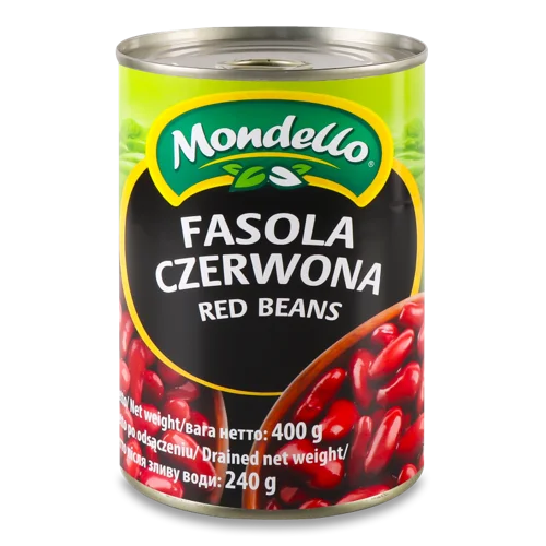 Фасоль Червона В/ґ У Залізній Банці, 400 Г