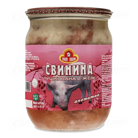 Свинина Агрофирма Столична Апетитна в желе, 500г