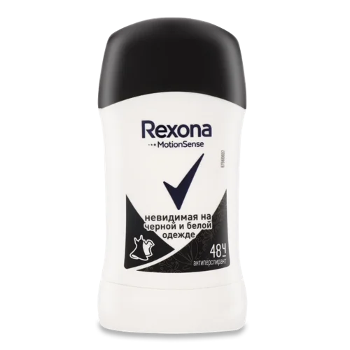 Антиперспірант Жіночий Rexona Невидима на Чорному і Білому, 40 мл