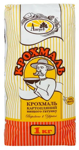 Крохмаль картопляний «Август» м/у 1кг