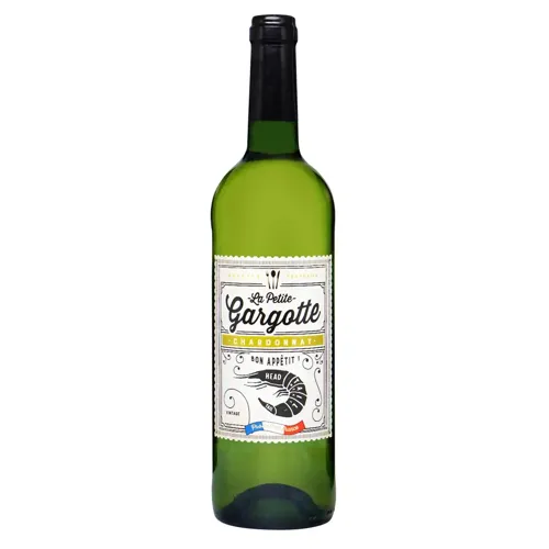 Вино Gargotte Chardonnay Pays d'Oc біле сухе 13% 0,75л