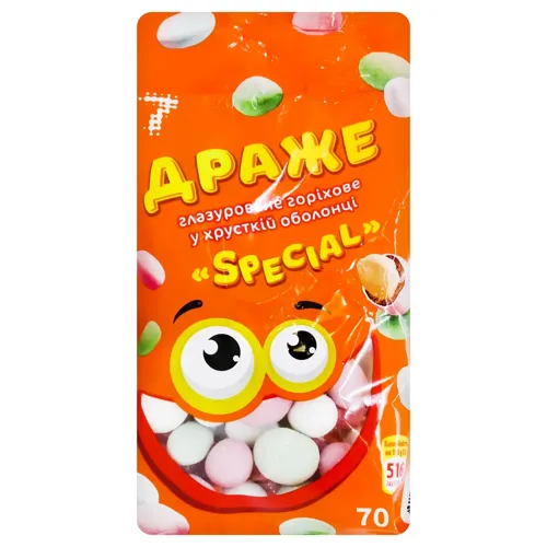 Драже 7 Special у хрусткій оболонці 70г
