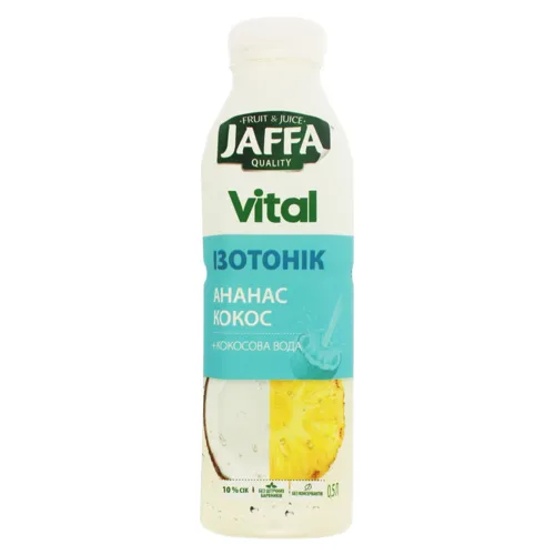 Напій безалкогольний Ананас-кокос Ізотонік Vital Jaffa 0.5л
